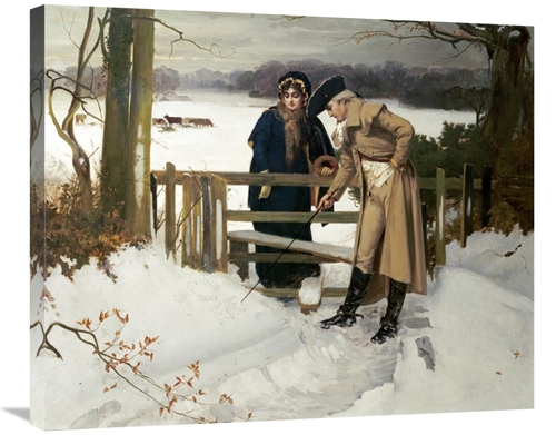 Global Gallery GCS-268114-30-142 30 in. The Lovers Vows Art Print - Wi