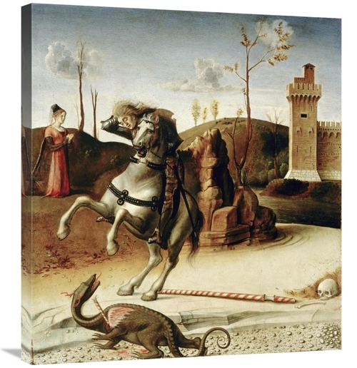 Global Gallery GCS-276702-30-142 30 in. Saint George From the Pala Pes