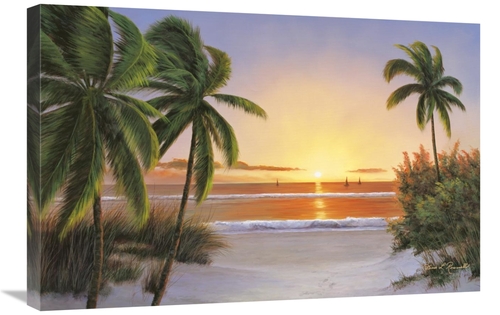 Global Gallery GCS-393957-2030-142 20 x 30 in. Sunset Sail Art Print -