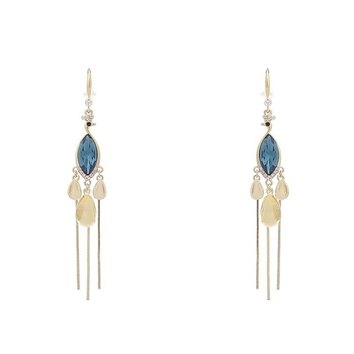 Midnight Blue Earrings Tassel Earring for women