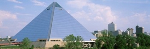 USA  Tennessee  Memphis  The Pyramid Poster Print by  - 36 x 12