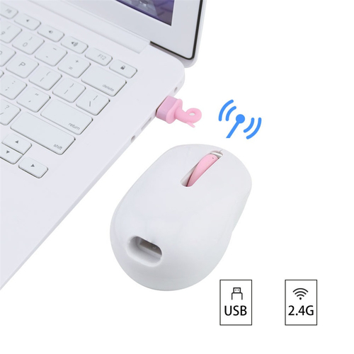 Portable Mini Mute Mouse 2.4Ghz Wireless