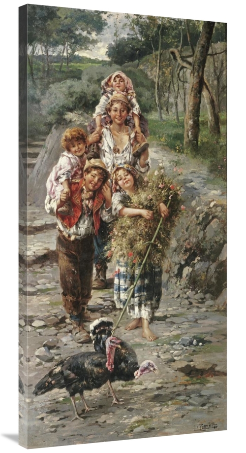 Global Gallery GCS-268379-44-142 44 in. Going to Market Art Print - L 