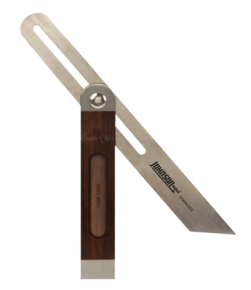 Johnson 1926-1000 T-Bevel with Hardwood Hndle