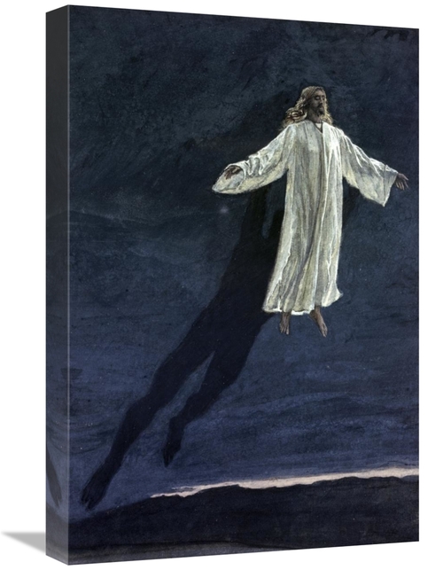 Global Gallery GCS-282914-22-142 22 in. Jesus Taken Up Onto A High Mou