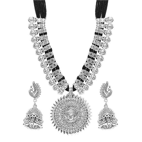 Jewellery sets for women Antique German Silver Oxidised Plated Tribal