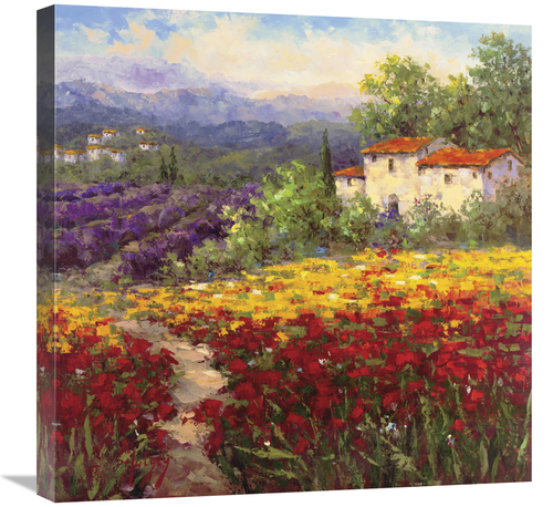 Global Gallery GCS-125300-2424-142 24 x 24 in. Fleur Du Pays II Art Pr