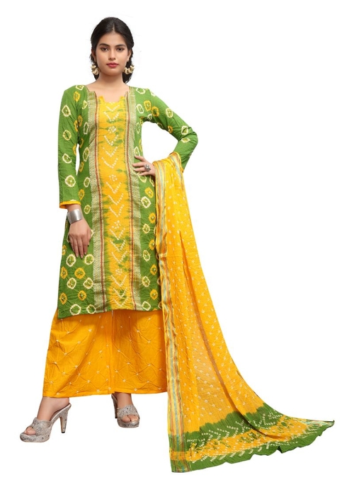 Generic Women's Satin Cotton Salwar Material