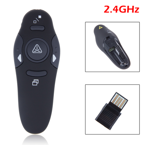 Wireless Presenter with Red Laser Pointers Pen