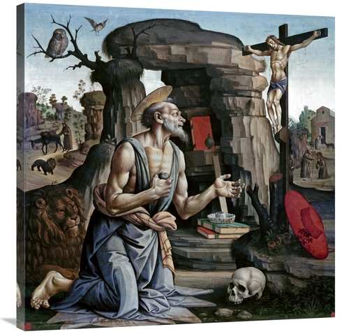 Global Gallery GCS-277398-36-142 36 in. Saint Jerome Art Print - Barto