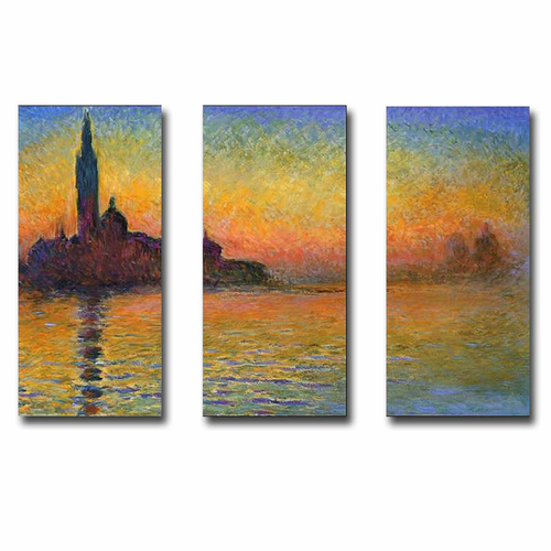 Artistic Home Gallery 1224567BG Twilight Venice - San Giorgio Maggiore