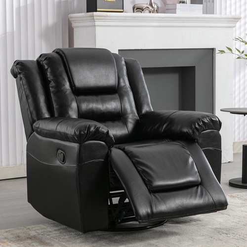 360°Swivel and Rocking Home Theater Recliner Manual Recliner Chair