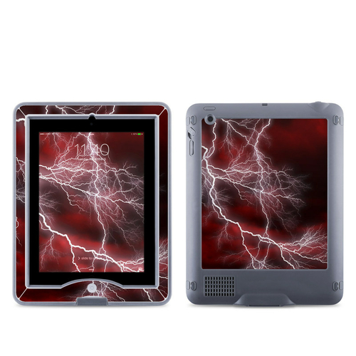 DecalGirl LCIP-APOC-RED LifeProof nuud iPad Case Skin - Apocalypse Red