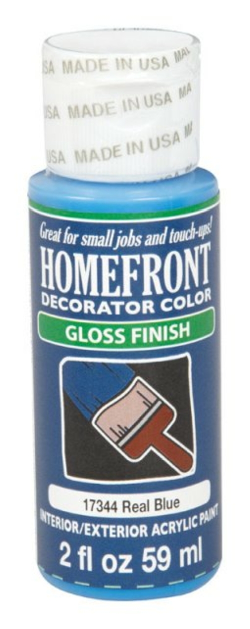 Homefront 17344 Interior & Exterior Acrylic Paint  Gloss - 2 oz - 