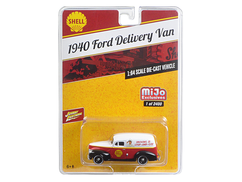1940 Ford Delivery Van \Shell\" 1/64 Diecast Model Car by Johnny