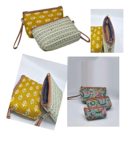Lucknowi Chikan Pouch / Clutch, Pack Of 2