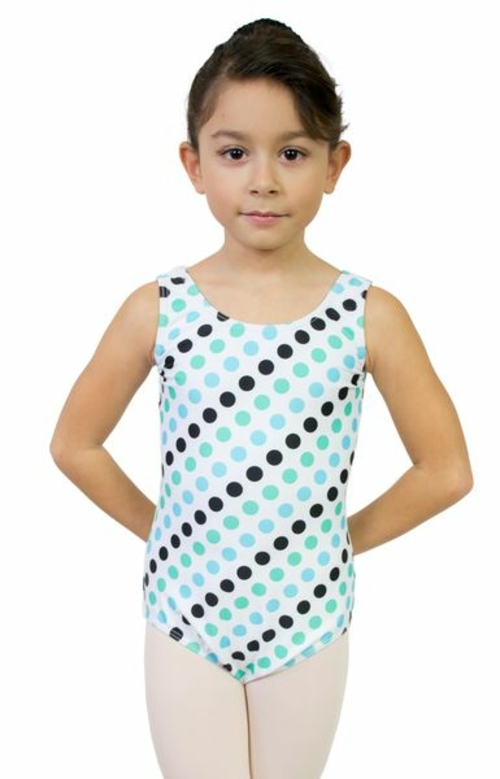 Child Polka Dot Tank Leotard