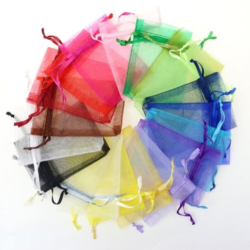 9x12 Cm Organza Bags Wedding Pouches Jewelry