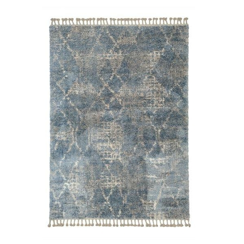 Versay Blue Shag Rug 80 X 300 Cm