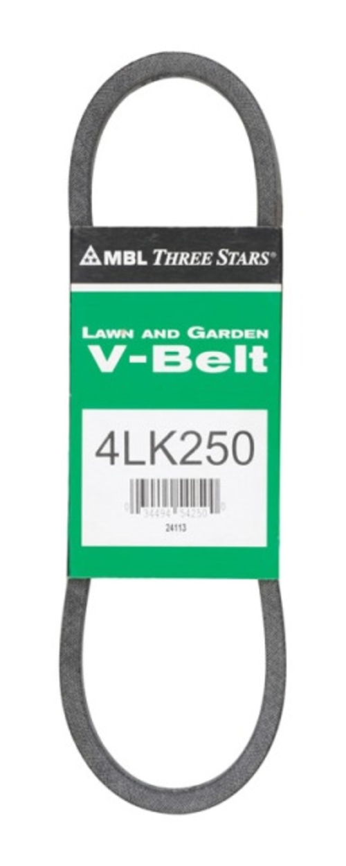 MBL 4LK250A Heavy-Duty Lawn & Garden V-Belt  0.5 x 25 in.