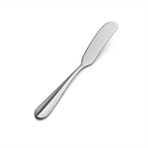 Bon Chef S113 6.60 x 2 x 2 in. Monroe Flat Handle Butter Spreader,