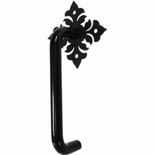 Wrought Iron Flourish Cabinet Vertical Door Handle