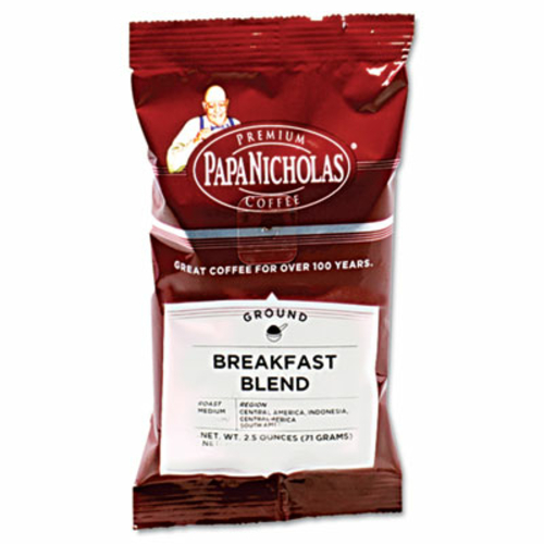 Papanicholas Coffee 25184 Premium Coffee  Breakfast Blend  18-Carton