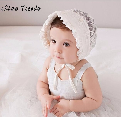 Baby Hat Infant Newborn Girls Lace Crochet