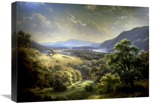 Global Gallery GCS-281496-22-142 22 in. Summer Landscape Art Print - P