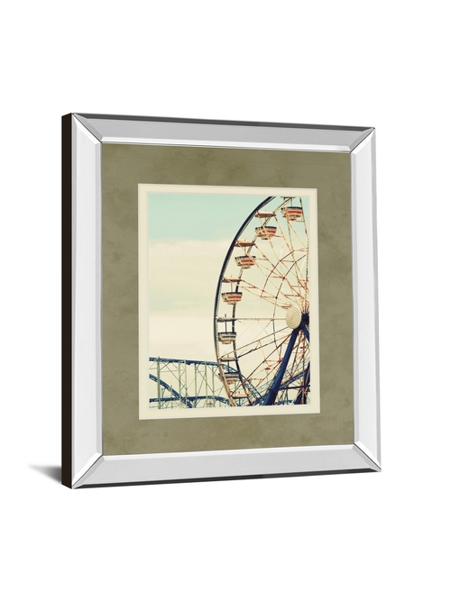 Classy Art DM5543MF 34 x 40 in. Retro Ferris by Gail Peck Mirror Frame