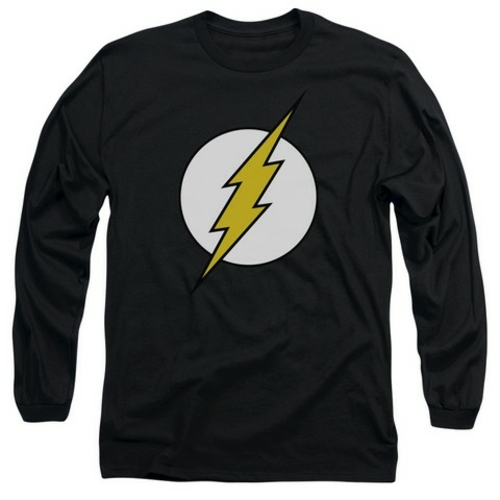 Trevco Dc-Fl Classic - Long Sleeve Adult 18-1 Tee - Black- 2X