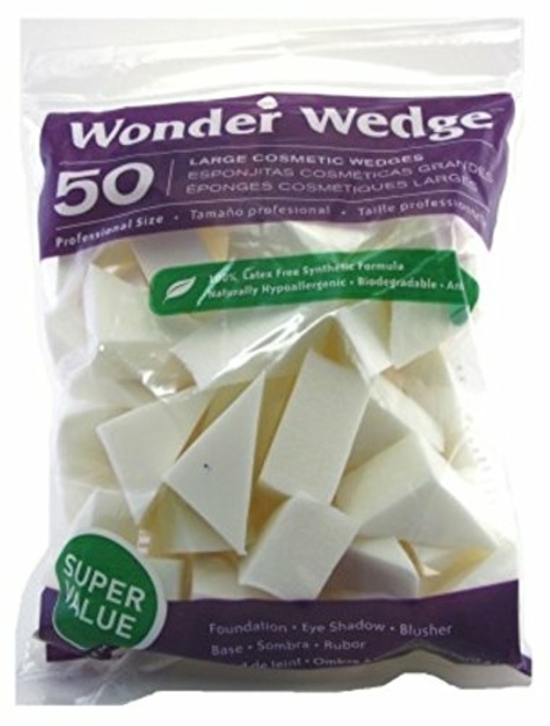 Advanced Enterprises 6500 Wonder Large Cosmetic Wedge - 50 Count