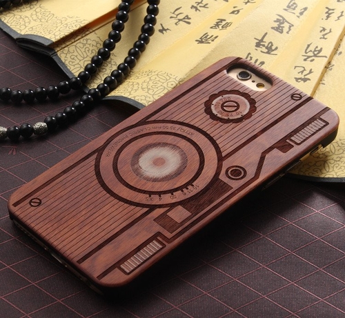 Wood Camera Design iPhone Case