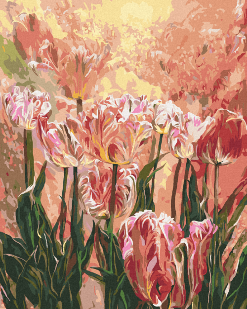 Zuty - Paint by Numbers - TULIPS (CAROL CAVALARIS), 40x50 cm