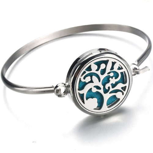 Tree of Life Aromatherapy Diffuser Locket Bracelet