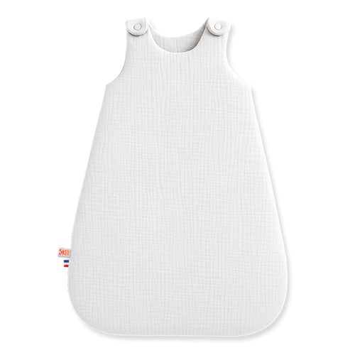 Organic Cotton Winter Sleeping Bag - White