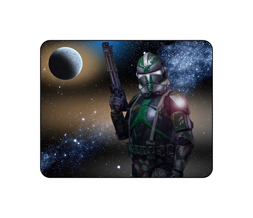 Alien Outer space Warrior  Mouse Pad