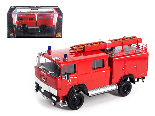 1965 Magirus Deutz 100 D 7FA LF8-TS Red Fire Engine 1/43 Diecast Model