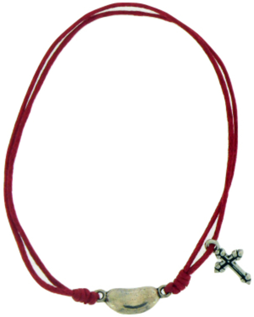 Solid Rock Jewelry 144757 Fuchsia Cotton Adjustable Friendship with He