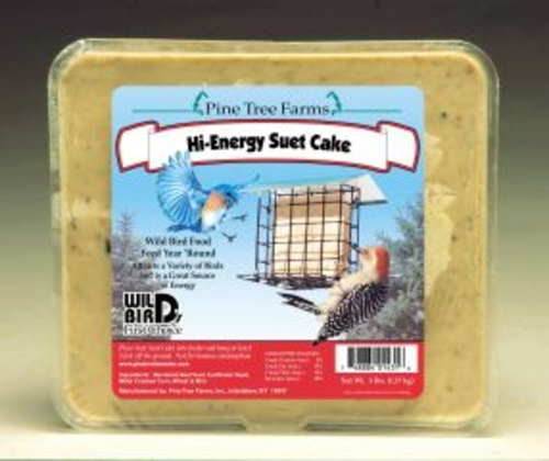 Pine Tree Farms Hi-energy Suet Cake 3 Pounds - 01431