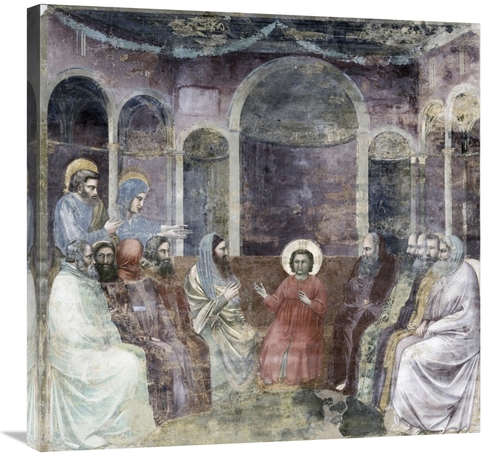 Global Gallery GCS-277713-30-142 30 in. Jesus Among the Doctors Art Pr