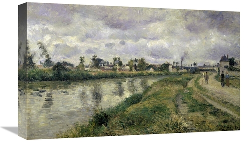 Global Gallery GCS-279439-22-142 22 in. The Rivers Edge Art Print - Ca