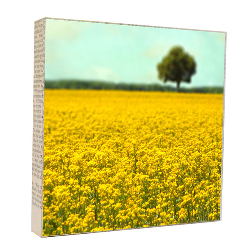 Yellow Fields 5x5 Art Block