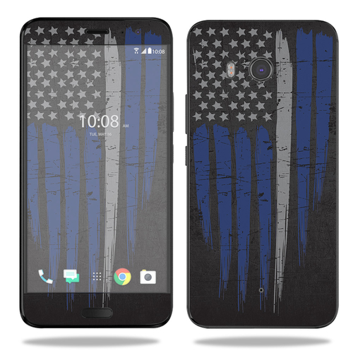 MightySkins HTCU11-Thin White Line Skin for HTC U11 - Thin White Line