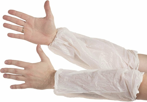 AMAZING Disposable Oversleeves 18". Waterproof Protective PE 2 mil Arm