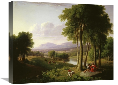 Global Gallery GCS-281992-22-142 22 in. The Berry Pickers Art Print - 