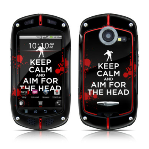 DecalGirl CGZC-KEEPCALM-ZOMBIE DecalGirl Casio GzOne Commando Skin - K