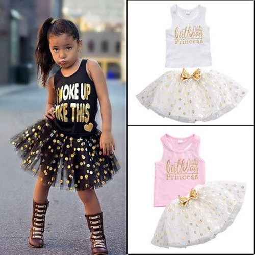 New Summer Fashion Kids Baby Girls Princess