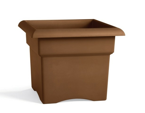 Fiskars 57314CH 14 in. Chocolate Colored Veranda Planter Box