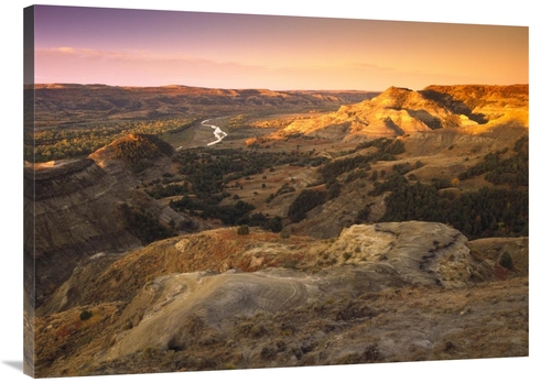 Global Gallery GCS-396759-3040-142 30 x 40 in. Little Missouri River&#